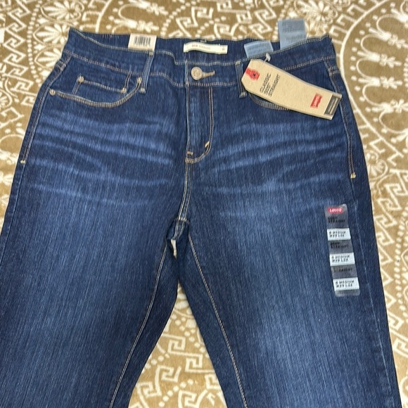 Levi's Women's Straight Leg Jeans - Dark Blue